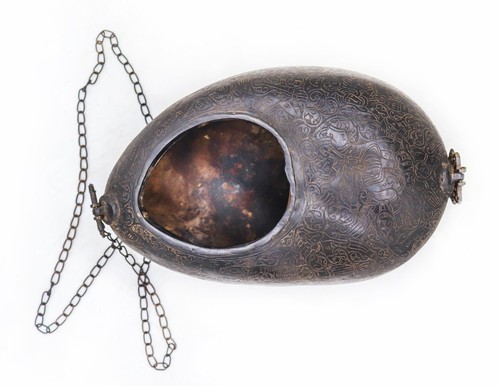 Islamic qajar metal - islamic, begging