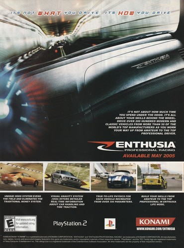 Vtg 2005 enthusia - 2005, racing