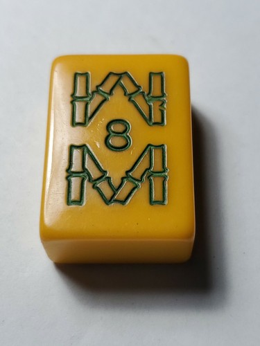 Vintage mah jong tiles chinese - mah,