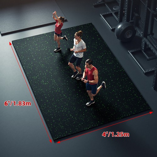 Gym rubber flooring - 4'x6',