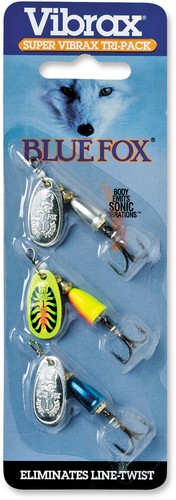 Blue fox super vibrax tri - super, tri-pack