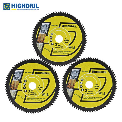 3pcs 75mm diamond cutting - 3pcs, 3"/75mm
