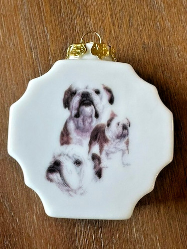 French bulldog porcelain - french,