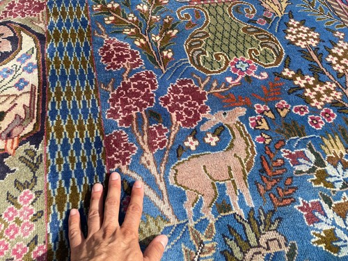 9x12 colorful antique rug - antique,