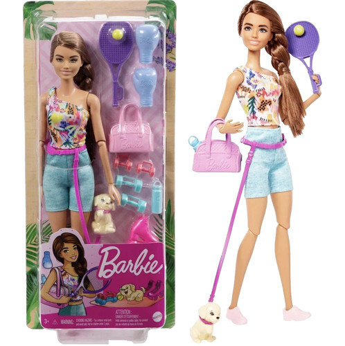 Barbie posable brunette - posable,