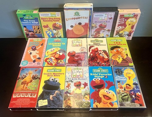 Sesame street vhs cartoons - sesame,