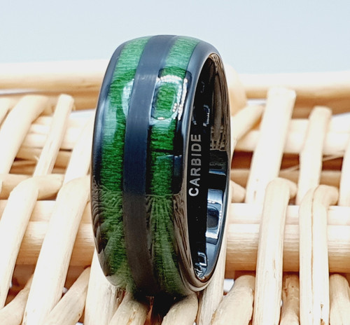 Men black tungsten - tungsten, wedding