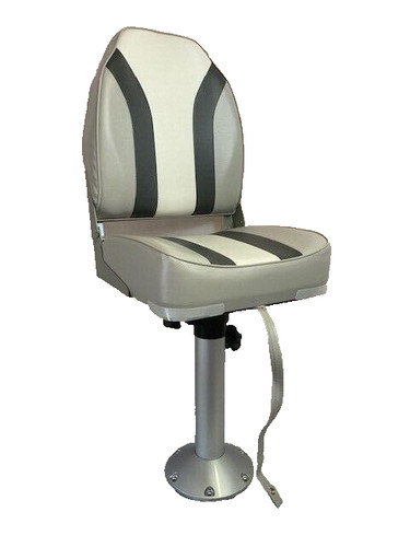 Folding boat seat - folding,