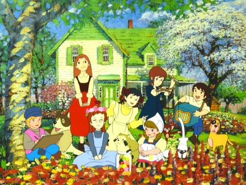 Anne green gables - green, miyazaki