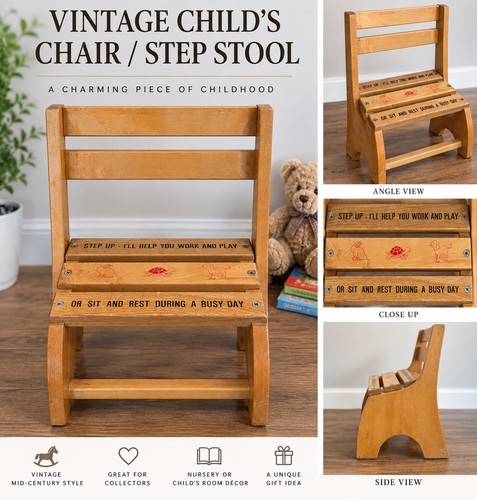 Vintage wooden children's