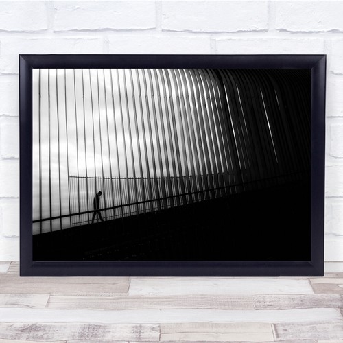 Black and white building beams - black,