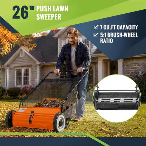 Lawn sweeper push leaf - lawn,