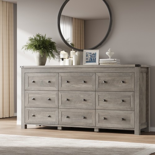 Large wooden dresser - large, 9