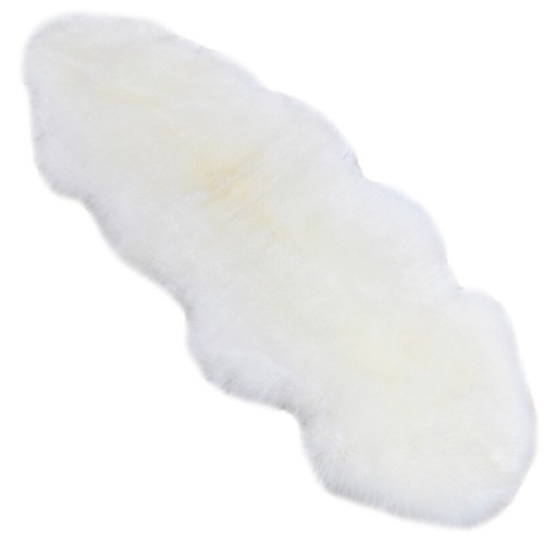 Genuine sheepskin fluffy fur - sheepskin,