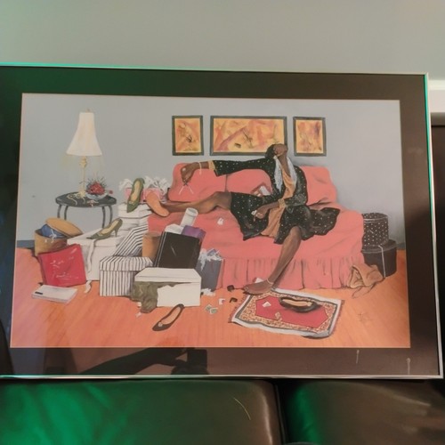 Annie lee woman couch - woman,
