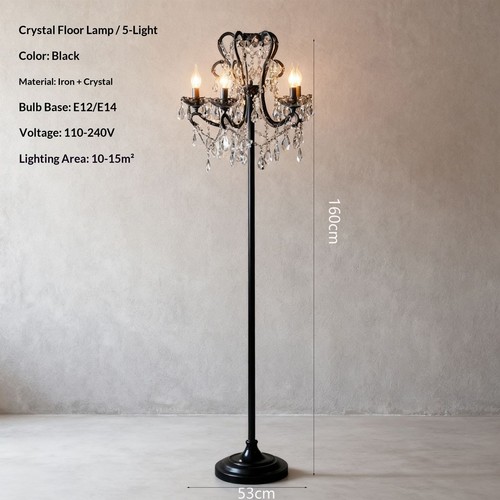 Antique light crystal - 5-light,