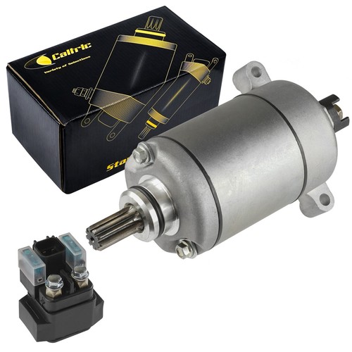 Starter and relay solenoid - starter,