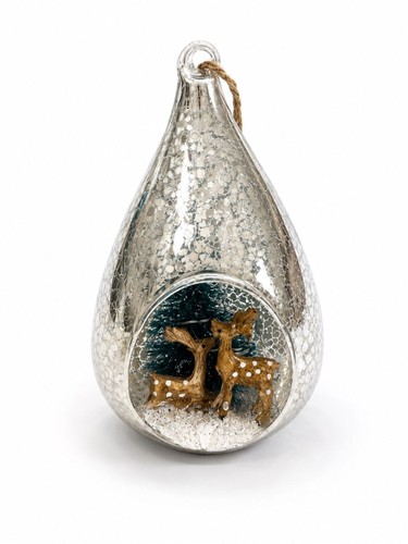 Anthropologie silver teardrop - silver,