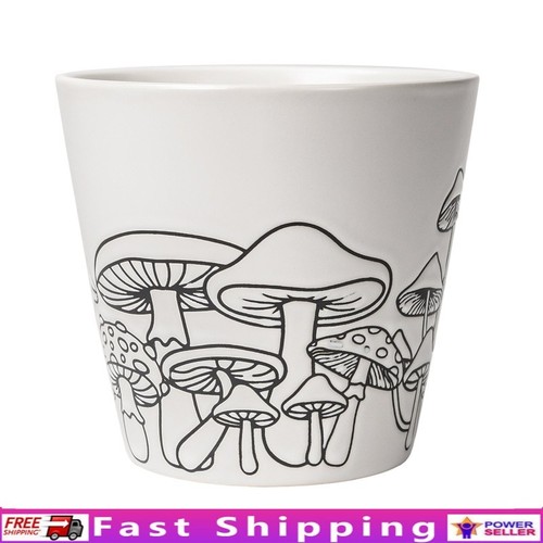 Ceramic round mushroom plant - ceramic,