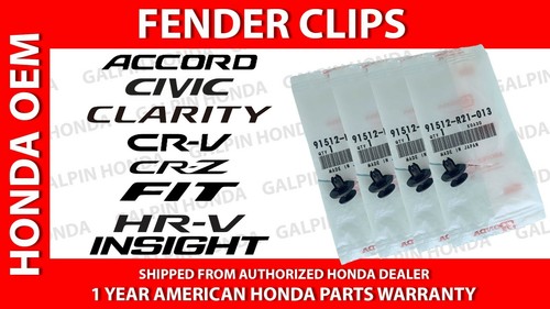 Genuine oem honda fender - genuine, clips