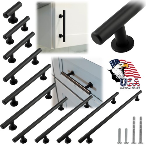 Black modern cabinet - cabinet, handles
