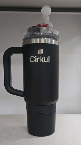 Cirkul 32oz black - black, insulated