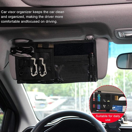 Car sun visor organizer - car,