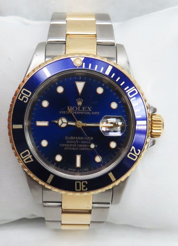 Rolex submariner 18k ss 40mm - submariner,