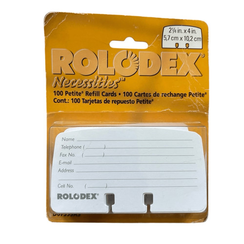 Rolodex necessities 100 - rolodex,