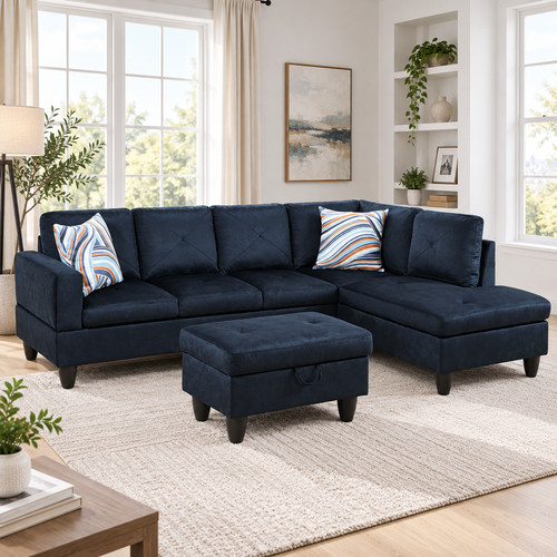 Midnight blue microfiber - midnight,
