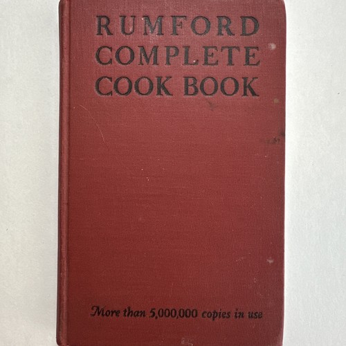 Rumford complete cook book - rumford,