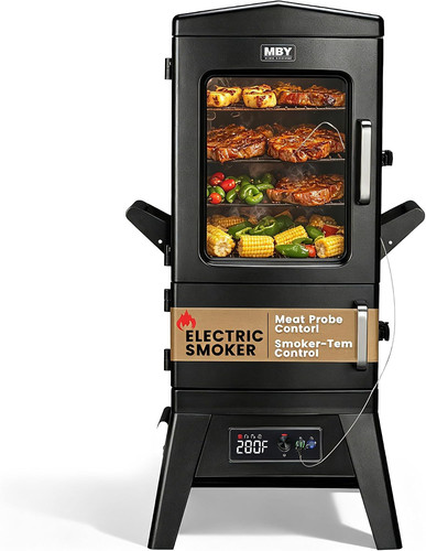Electric smoker with cover - electric,