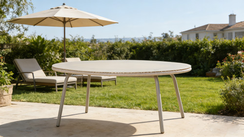 Round tempered glass - tempered, outdoor