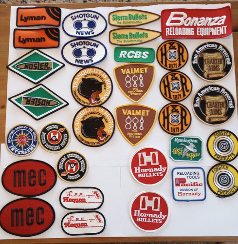 Vtg firearm patch lot 32 - ,