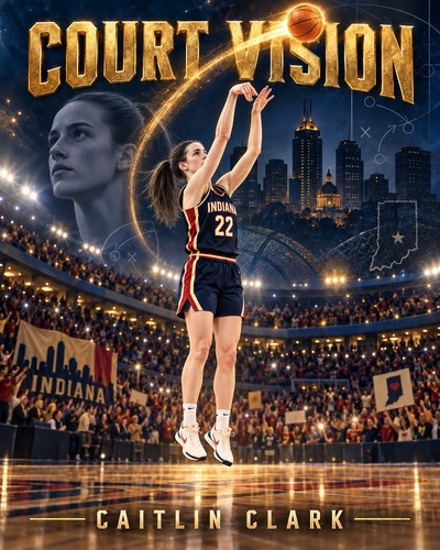 Caitlin clark court vision - caitlin,