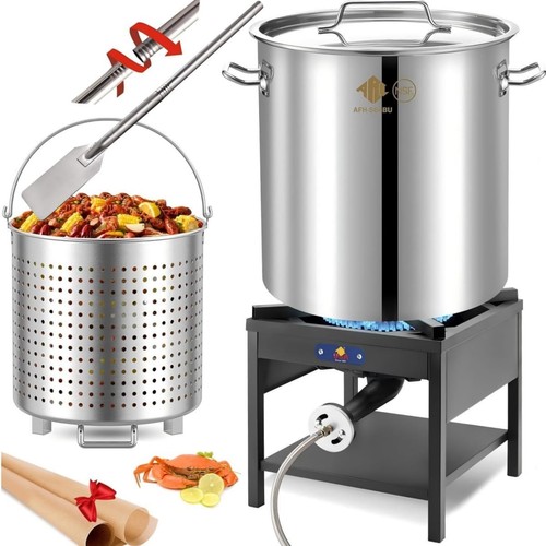 64qt stainless steel seafood - steel,