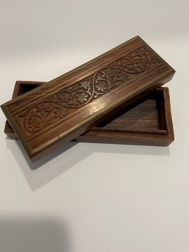 Wooden keepsake box - wooden,