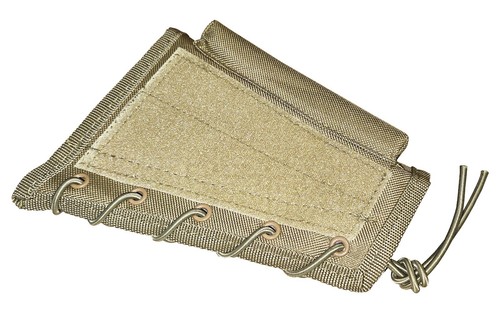 Tan lace cheek rest - lace-up, w/