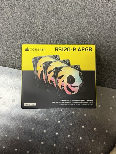 Corsair rs120 argb 120mm pwm - corsair, rs120-r