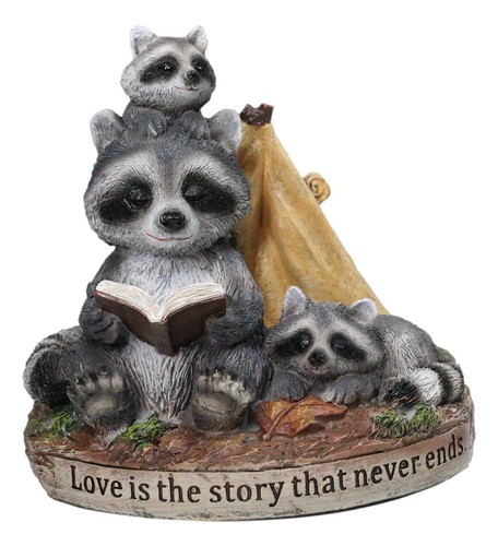 Bedtime story raccoon mother - bedtime, &