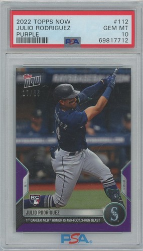 2022 topps now julio rodriguez - 2022,