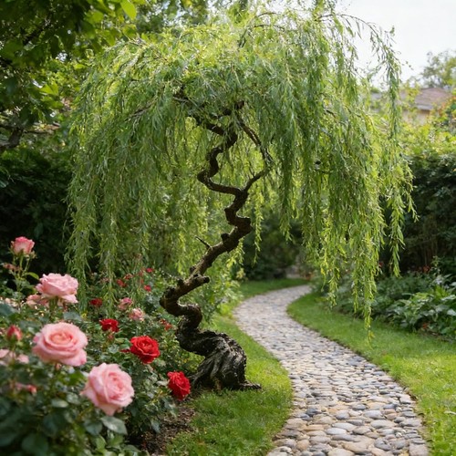Mixed dwarf willow - willow, tree