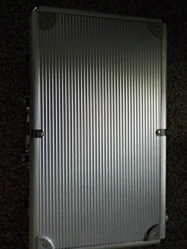 Poker chip set aluminum - poker, w/