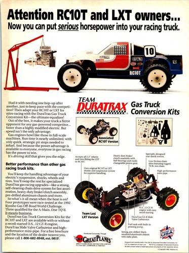 Team duratrax gas - team,