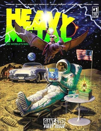 Heavy metal magazine - metal, cover
