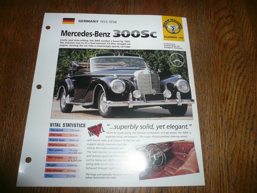 1956 mercedes benz 300sc - mercedes-benz,