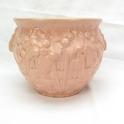 Mccoy jardiniere pink planter - mccoy,