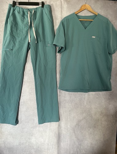 Figs teal scrub set technical - scrub,