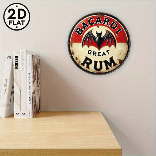 Vintage bacardi great rum - bacardi, tin