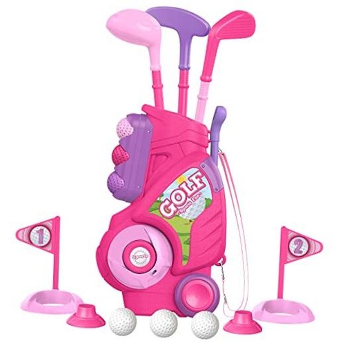 Toddler golf clubs set - toy, for